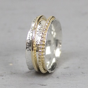 Rotating ring 925 sterling silver