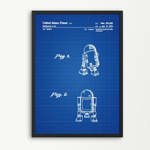 R2-D2 スターウォーズの古い設計図。 - Etsy 日本