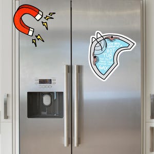 2 Dudes 6ft Apart Meme Magnet – Funny Internet Meme Fridge Magnet, Perfect Gift for Meme Fans