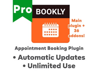 Bookly Appointment Setting Ultimate Addon Bundle 500+ Value Wordpress  SEO Wordpress Plugin Theme Unlimited Use Automatic Updates 100%