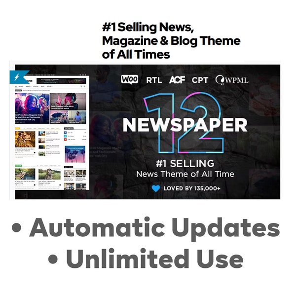 Wordpress Theme | News & ECommerce Theme - NewsPaper X Theme - Blogger, Online Shop, Directoy,  Lifetime Updates | Premium Version | Instant