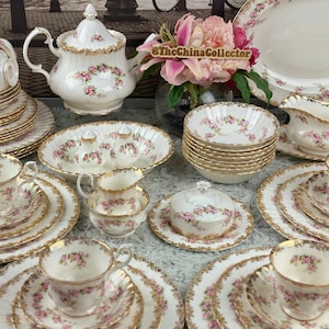 Royal Albert Dimity Rose Set - Etsy Canada