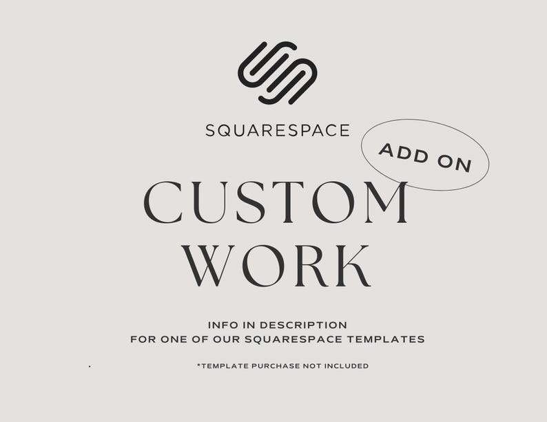Squarespace Anpassat arbete: Webbplatsuppdateringar och design bild 1
