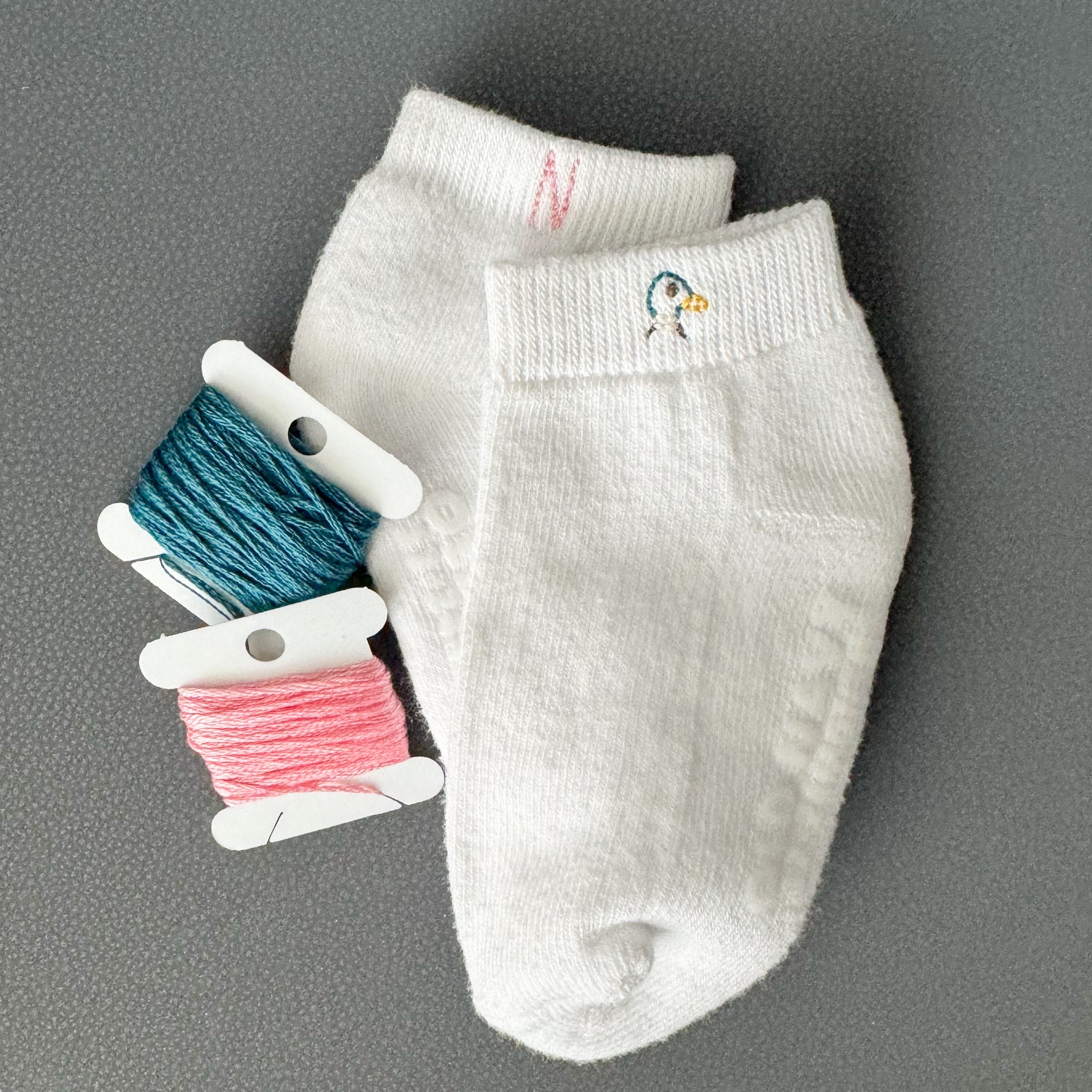 Personalized Baby Socks Toddler Embroidered Socks Embroidered Baby Clothes Toddler Mallard Embroidery Socks Gift for Babyshower