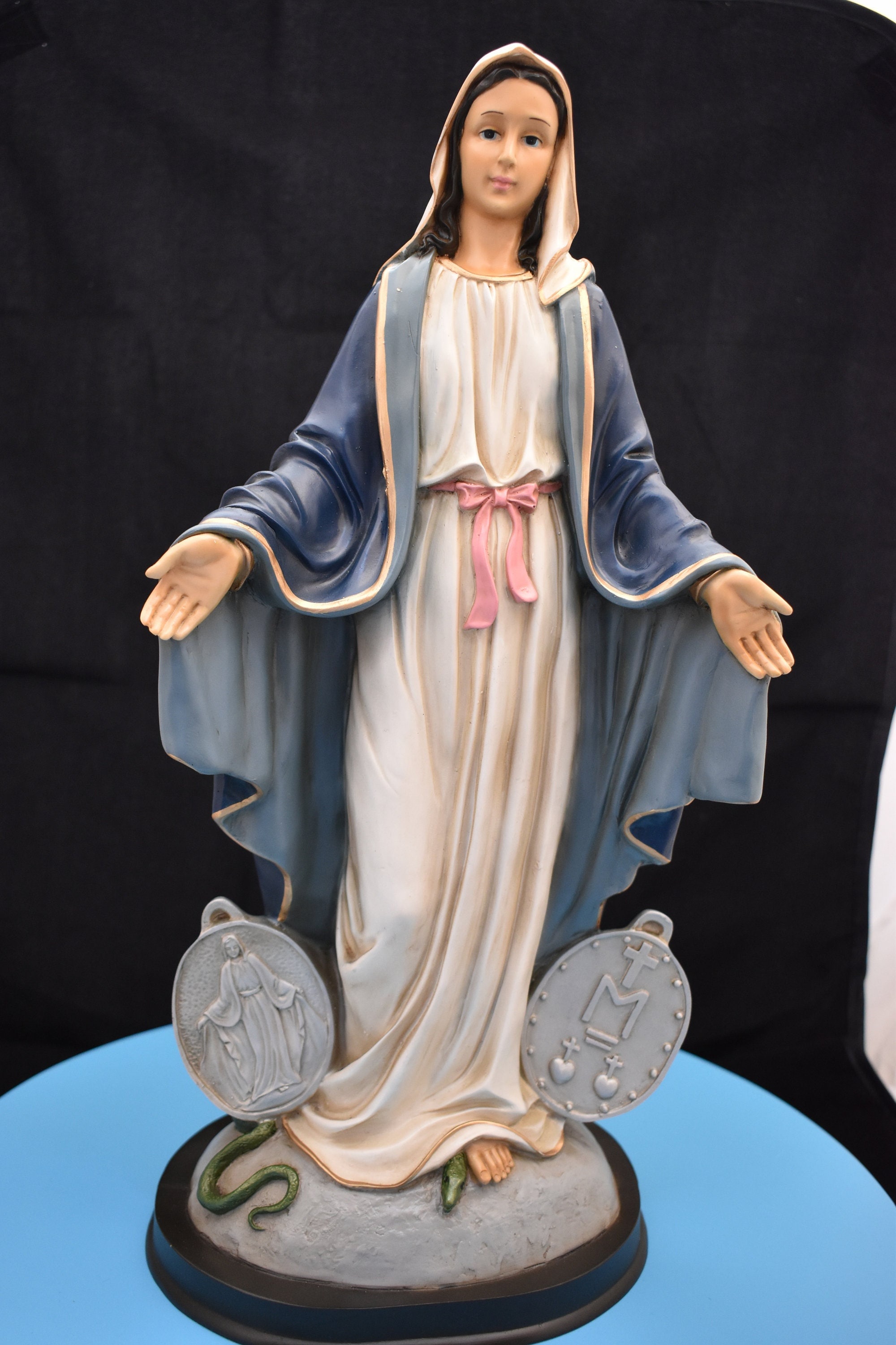 Our Lady of the Miraculous Medal Statue 958 - Etsy
