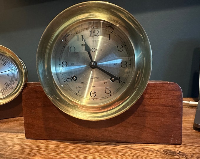 Howard Miller Ships Bell Clock & Barometer Etsy