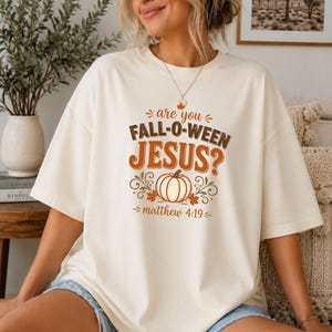 Gesù di Halloween autunnale, Halloween cristiano, Halloween cristiano, abbigliamento cristiano, innamorarsi di Gesù, abbigliamento cattolico, merchandising cristiano