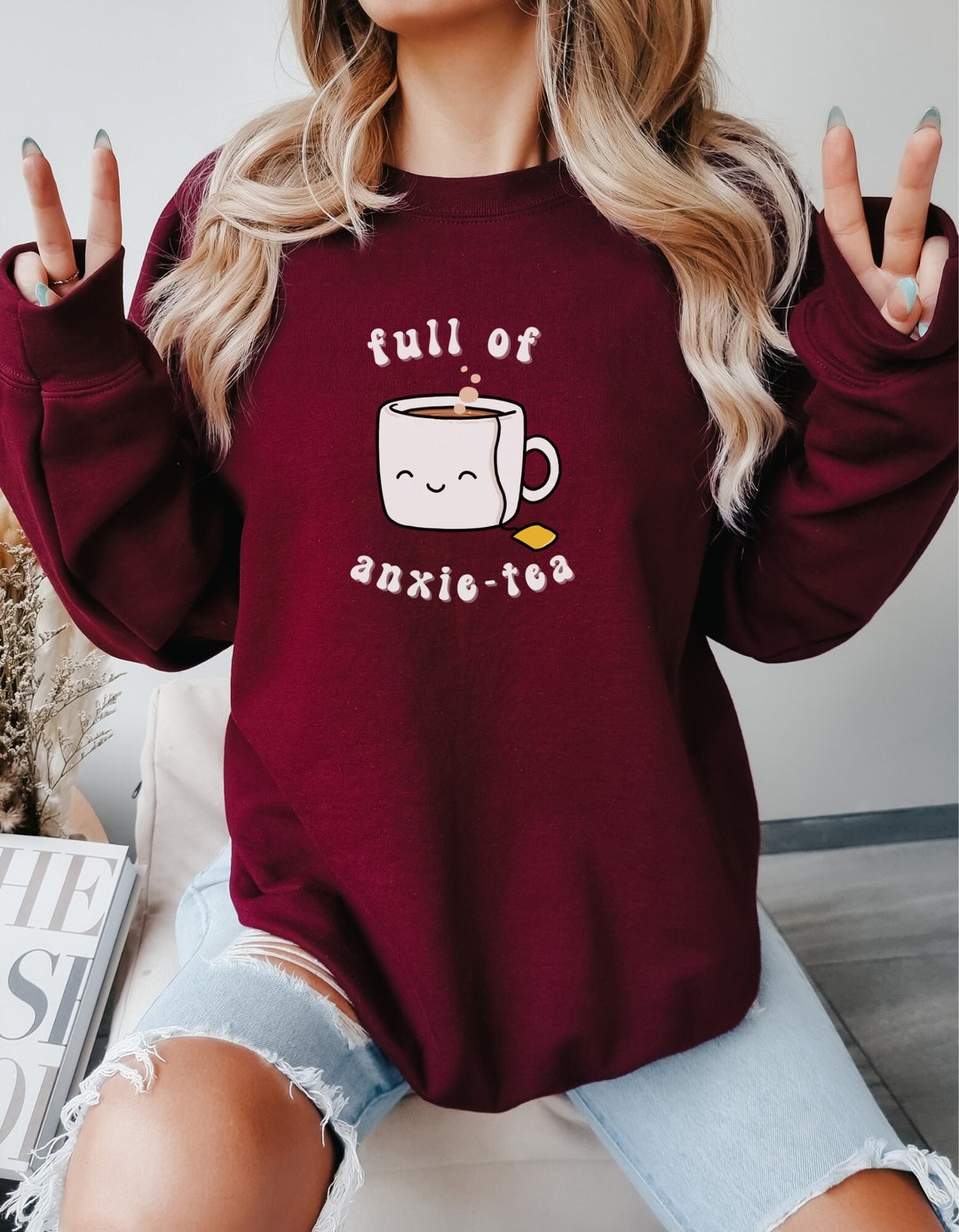 Anxiety Sweatshirt Anxiety Shirt Anxiety Anxiety Crewneck Anxiety