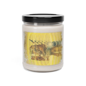 Golden Vase Slumbers through Winter, Scented Soy Candle, 9oz
