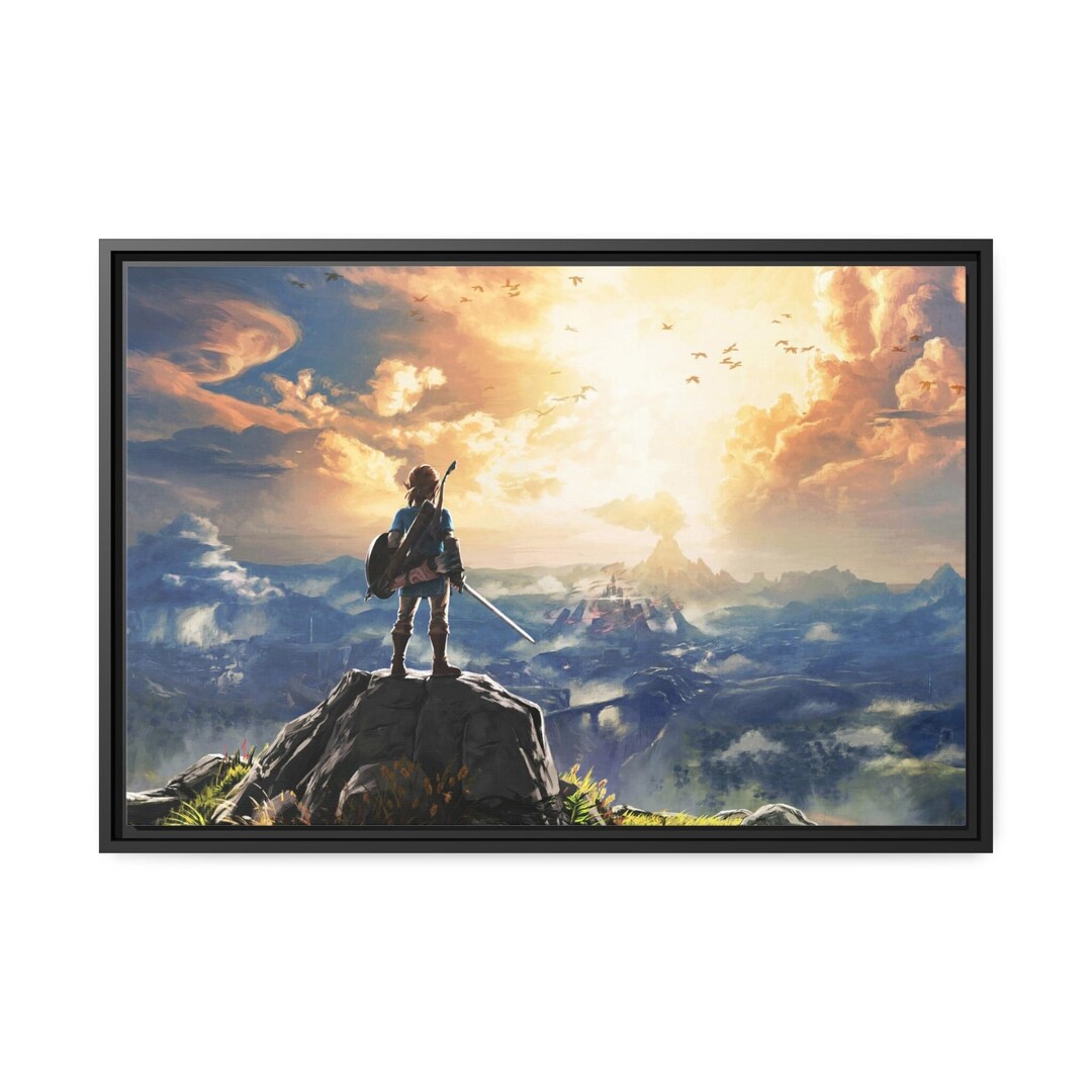 Iconic Zelda Poster the Legend of Zelda Wall Art Zelda Etsy