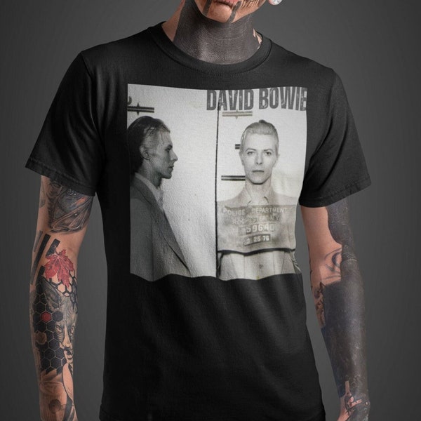 T-shirt Unisexe Lou Reed & The Velvet Underground - David Bowie - Marque Gildan