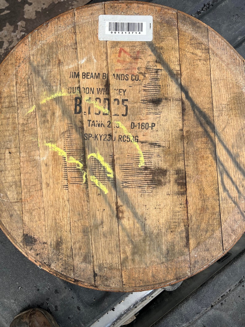 Flat and Smooth Whiskey Barrel Heads Etsy Canada