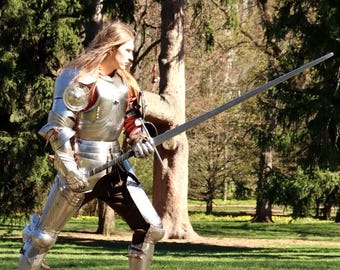 Handmade Medieval Knight Full Armor Cosplay Suit For Reenactment And Fantasy Theme