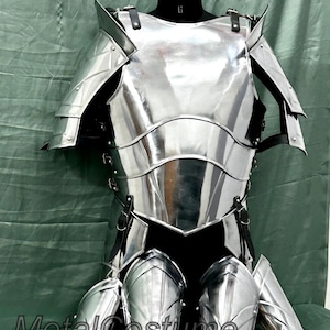 Middeleeuws harnaspak vrouwelijk harnaspak voor cosplay dappere dame kostuum voor steekspeltoernooi