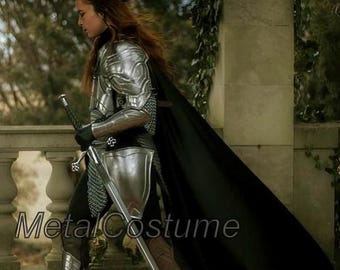 Medieval Lady Knight Armor Warrior Queen Armor Set Valkyrie Battle Costume Women's Medieval Armor For Cosplay And Gifts