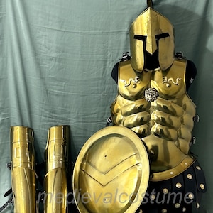 300 Movie Muscle Jacket Costume Medieval Greek Warrior Costume King Leonidas Suit For Cosplay