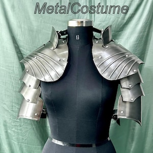 Handcrafted Steel Shoulder Armor Pauldrons – Medieval Fantasy Cosplay And LARP  Costume by MetalCostume