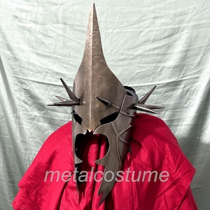 Nazgul Ring Wraith With King  Helmet For Cosplay Black Ryder Witch Hunter Helmet For Gifts