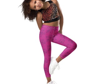 Kid's Leggings Sweet Sun and Moon Celestial