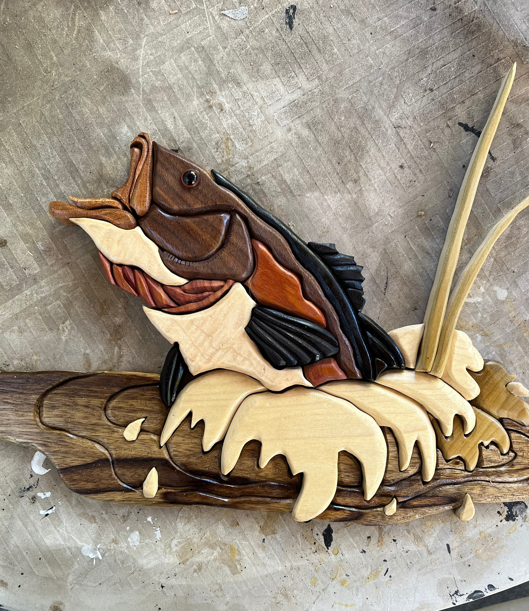 Buy Fish Wood Intarsia Online In India -  India