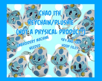 Bundle - Chao ITH Pattern Keychain Plushie