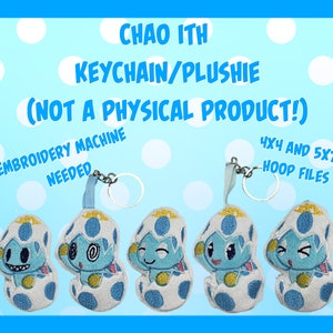 Pack 02 - Chao ITH Pattern Keychain Plushie
