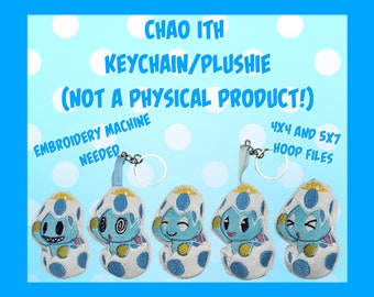 Pack 02 - Chao ITH Pattern Keychain Plushie
