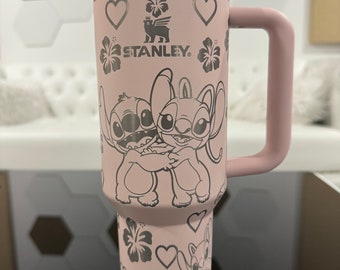 Stitch & Angel inspired  Stanley 360 wrap tumbler
