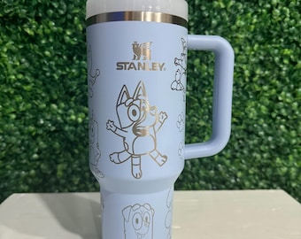 The Bluey inspired  Stanley 360 wrap tumbler