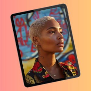 BLK Thoughts Beauty Art / Marca de belleza de propietarios negros / Impresiones de arte de belleza negra / Productos imprimibles de belleza / Productos digitales / Ilustraciones de belleza