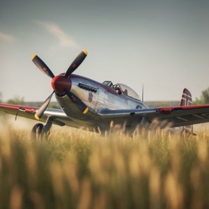 P-51 Mustang WWII Aviation Digital Prints Airplane Digital Art for Smart Phones, Totes, Wall Art, Home Decor, Tablets, Shirts, Wall Decor