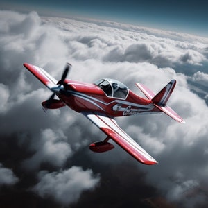 Extra 300L, Extra Aircraft, 300L, Aviation art, Airplane art, Aerobatic airplanes, High-performance airplane art,  Airplane decor, planes