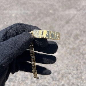 10k gold chino link baby bracelet