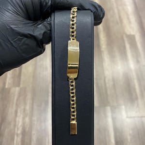10k gold baby bracelet