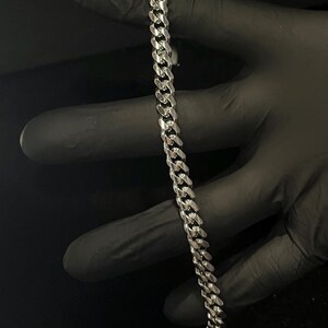 925 Sterling Silver Cuban Link Bracelet