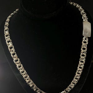 925 Sterling Silver Thin Chino Link Chain Necklace