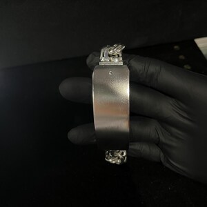 925 Sterling Silver Heavy Chino Link Bracelet