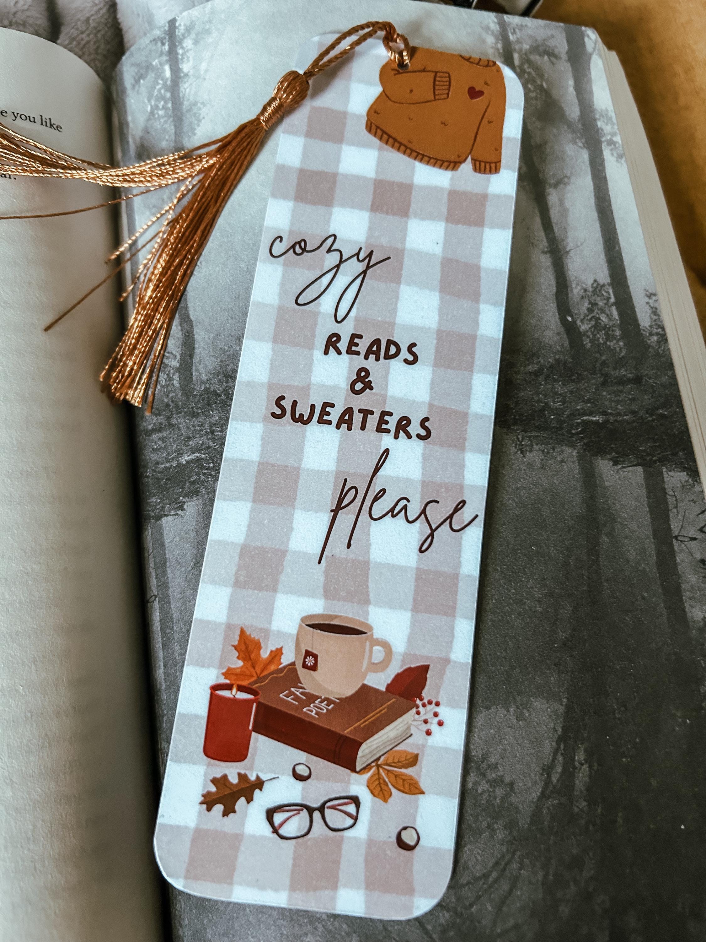 Cozy Fall Bookmarks Etsy
