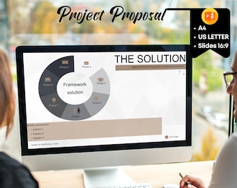 Business Proposal powerpoint, project proposal, client proposal, consultant proposal, Business proposal template, powerpoint template