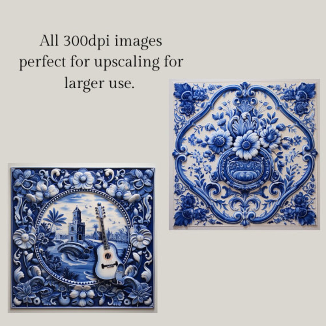 X12 Delft Pattern Tiles Digital Download - Etsy