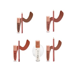 SaGrah Beauty Lip Liner and LipStick Set - Long Lasting Lip kit Bundle - Cosmetics Makeup Gift Pack