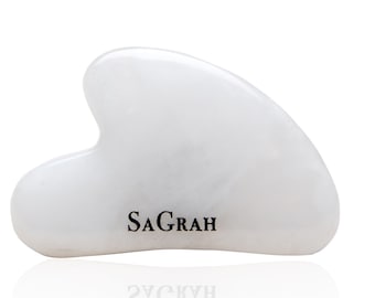 SaGrah Beauty Gua Sha Facial Tool - Massage Tool - Jawline Sculptor - Face Sculpting Tool for Your Skincare Routine