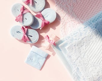 Soft Blue Bra & Panty Making Kit: All Included Lingerie Sewing Supplies