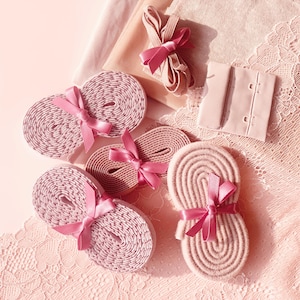 Rose Mauve Bra & Panty Making Kit: All Included Lingerie Sewing Supplies