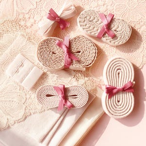 Beige Cream Bra & Panty Making Kit: All Included Lingerie Sewing Supplies
