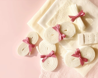 Light Yellow Bra & Panty Making Kit: All Included Lingerie Sewing Supplies