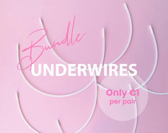 Metal Bra Underwires – Multiple Styles & Sizes: Sewing Notions for Lingerie Making