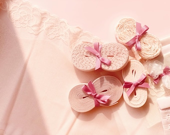 Light Peach Bra & Panty Making Kit: All Included Lingerie Sewing Supplies