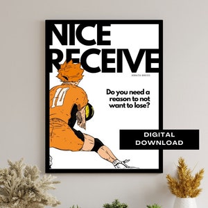 Anime Manga Poster _ Minimalist Anime Poster _ Minimalist Poster _ Anime Quotes _ Sports Quotes_Hunger