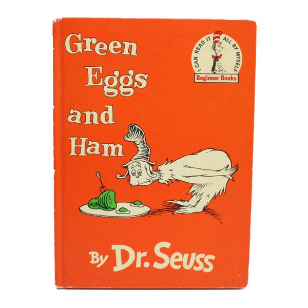 1960 Green Eggs And Ham | by Dr. Seuss | Book Club Edition | Gift Present Idea | Birthday | Christmas | Baby Shower | Homeschool | Beginner